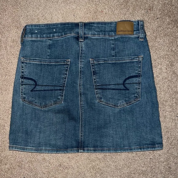 American Eagle Womens Hi-Rise Mini Jean Skirt size 6 - Picture 7 of 7